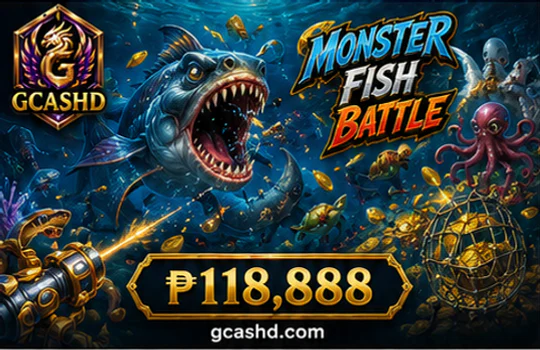 GCASH Fishing mobile screen showing moving targets aiming and visible control feedback