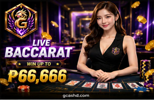 GCASH Live Casino mobile stream with readable dealer timer table zones and available viewing controls